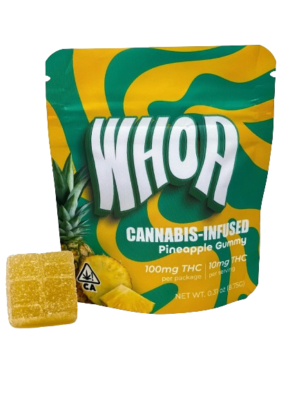 Photograph of product: Whoa | Bite - Pineapple Gummy | 100mg