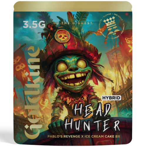 Photograph of product: Goldkine | Head Hunter (Smalls) | 14g | Pre-Pack Flower
