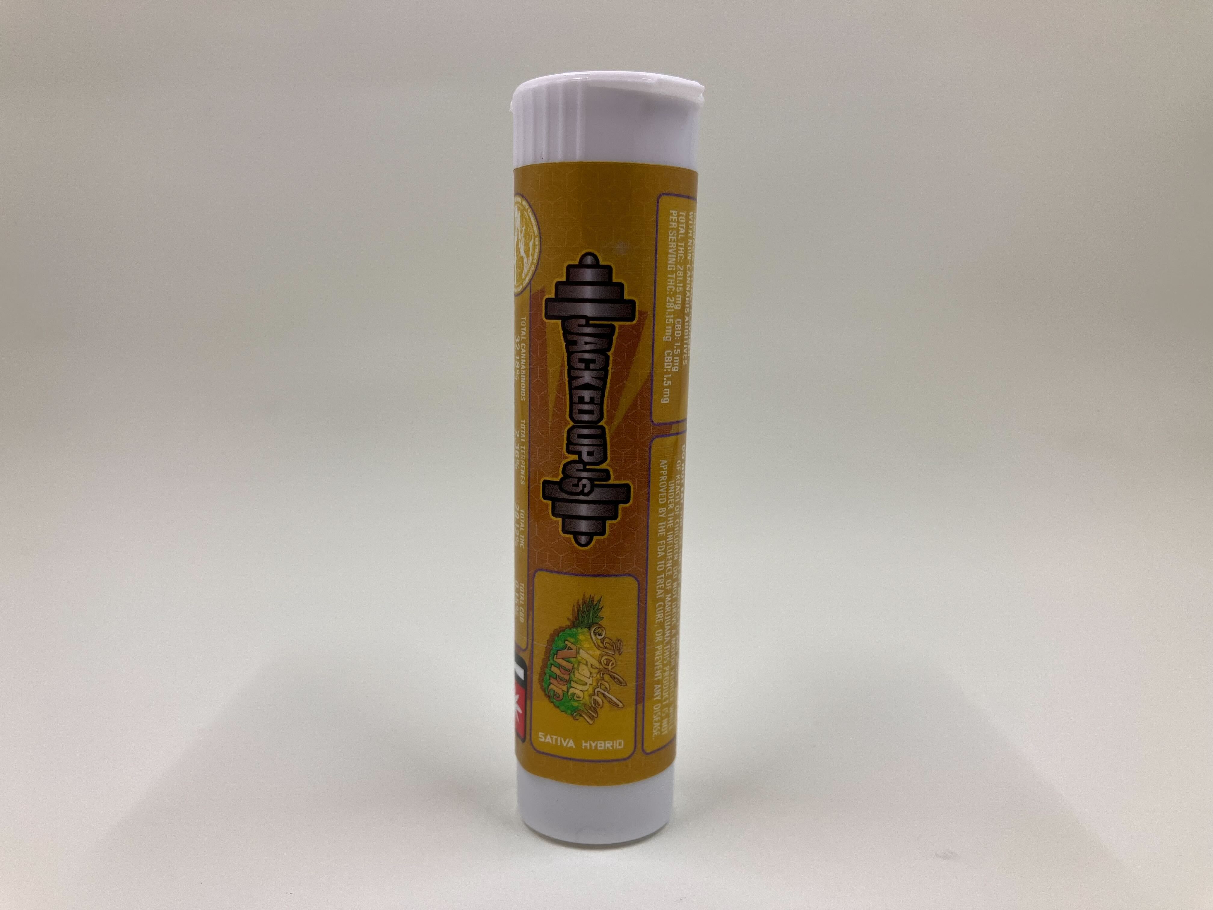 Photograph of Product: Pre-Roll Infused 1g Jacked Up J's Golden Pineapple (WLE)