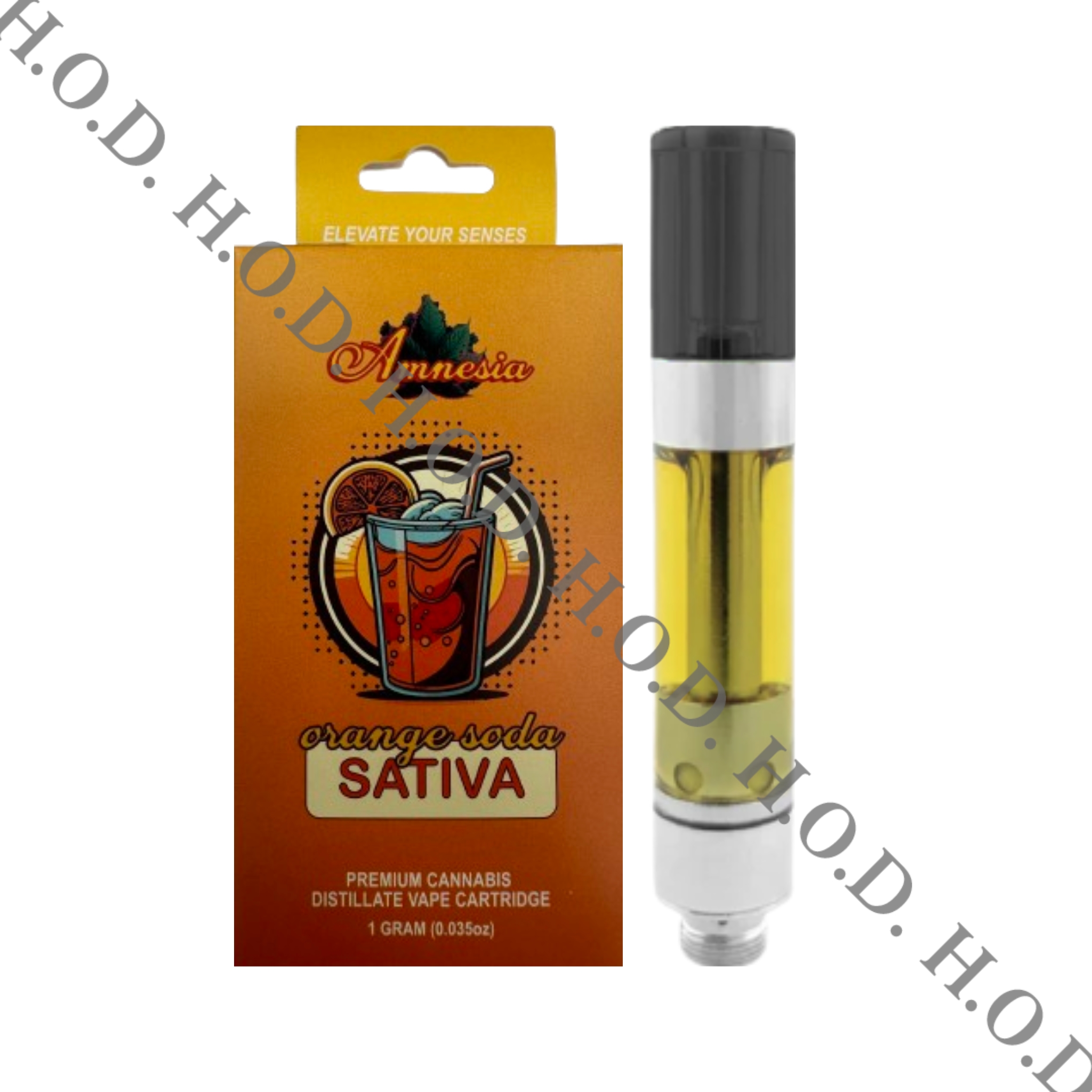 Photograph of product: Amnesia Orange Soda Cart 1g