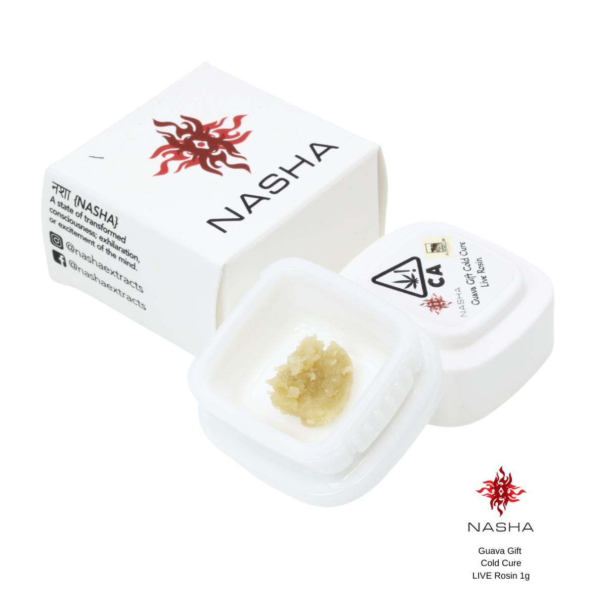 Photograph of product: Guava Gift Cold Cure Live Rosin 1g (Alpenglow)