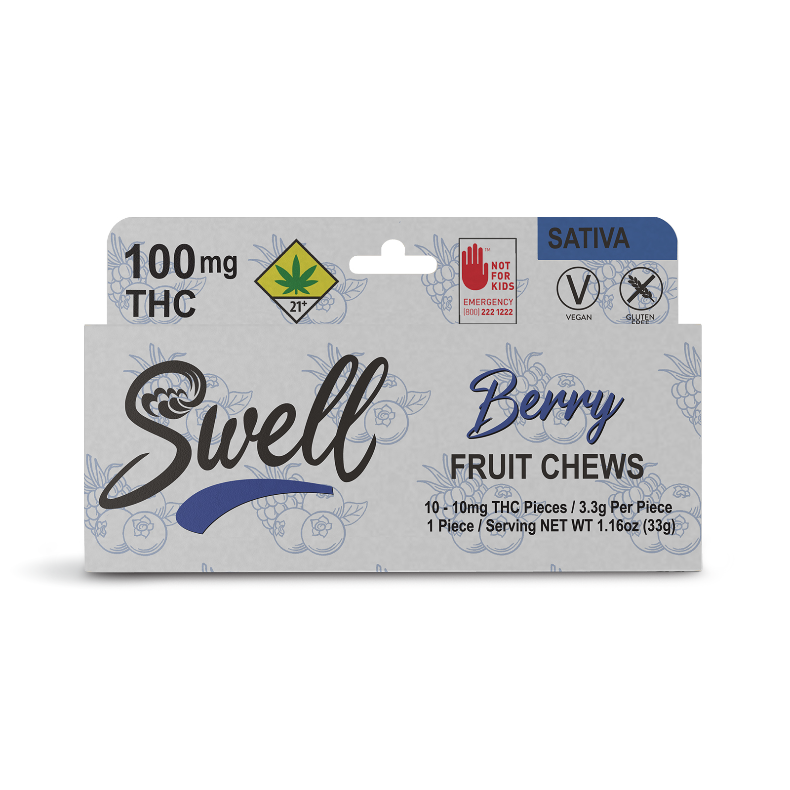 Photograph of product: Berry Oui'd Fruit Chews | 10-pack