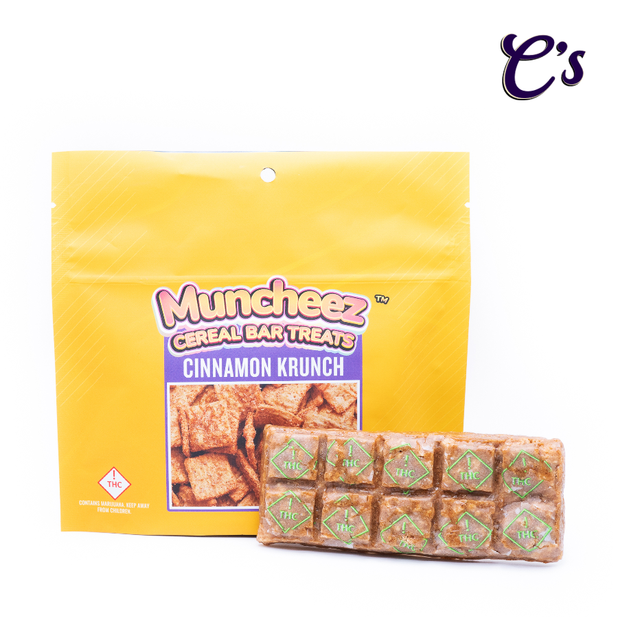 Photograph of product: Muncheez | Cereal Bar (H) Cinnamon Krunch  100mg