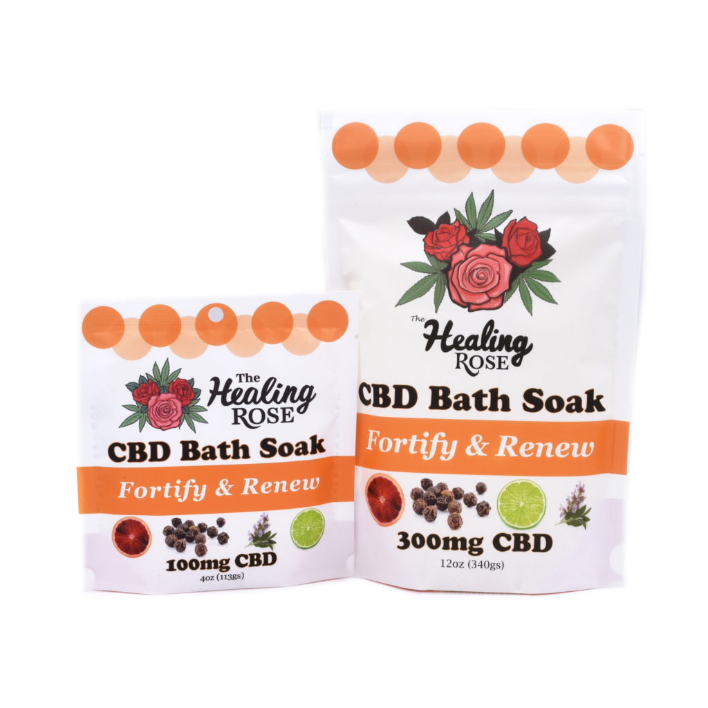 Photograph of product: The Healing Rose - Goddess Revival - CBD Bath Soak (4oz) - 100mg