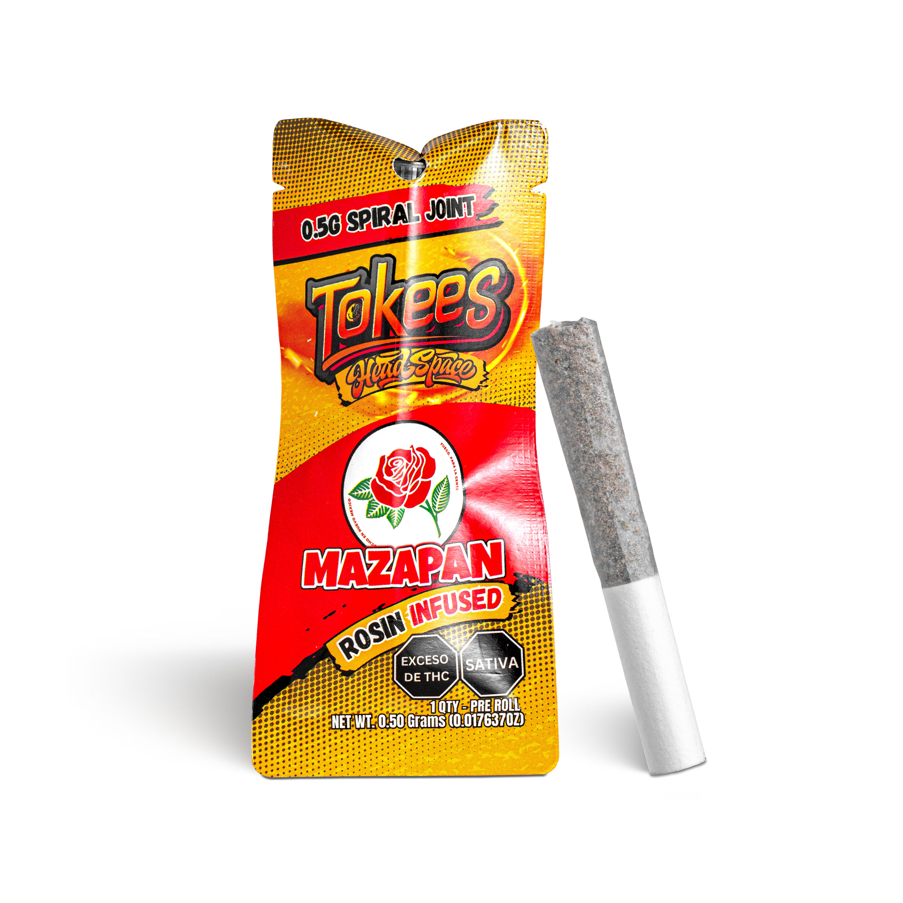 Photograph of product: Mazapan Tokees Rosin Infused Pre-Roll - .5g