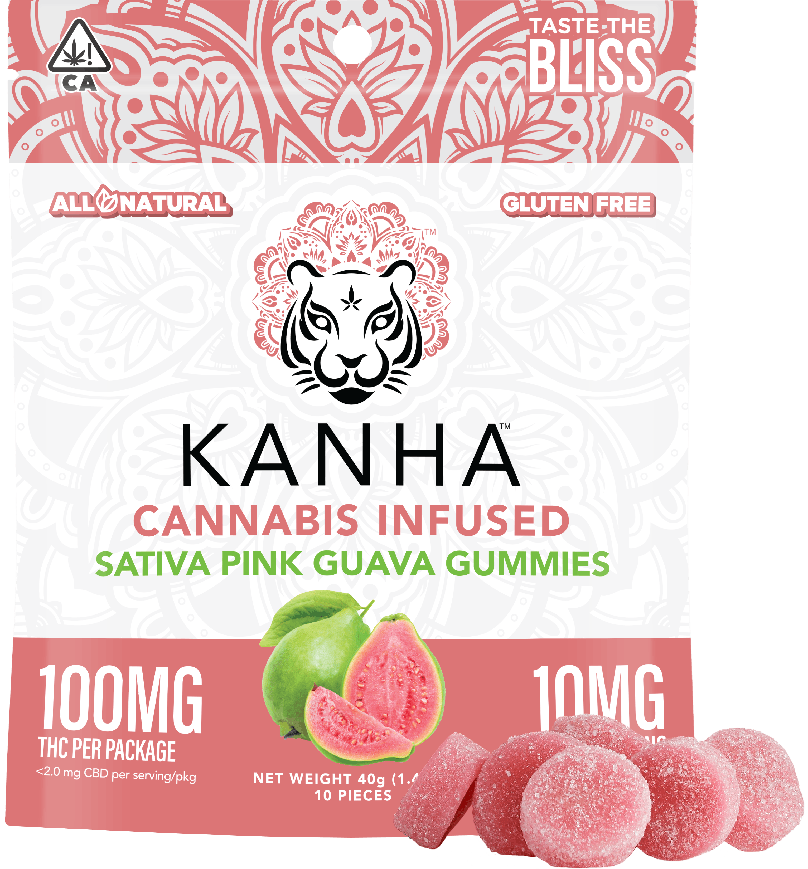 Photograph of product: Pink Guava - 100mg