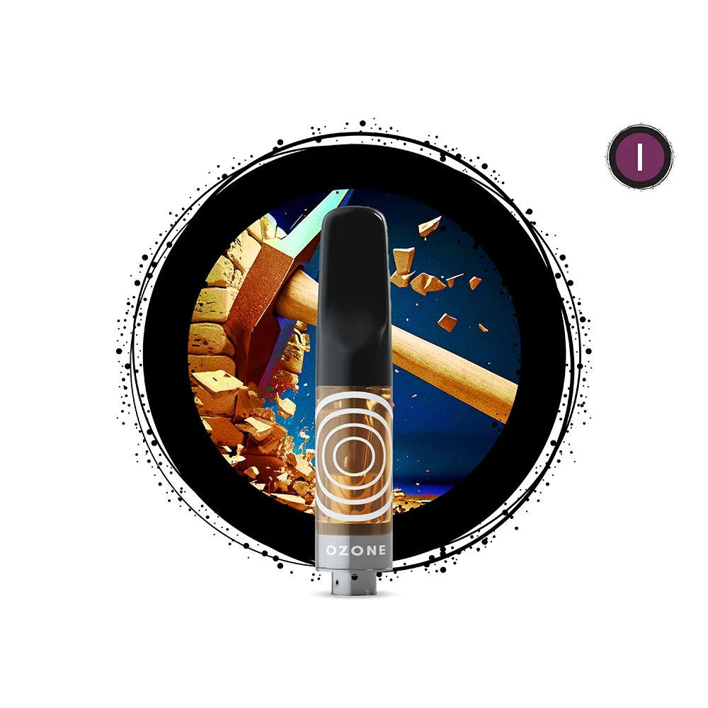 Photograph of product: 9 Pound Hammer | Distillate Cartridge | 1g (IH)