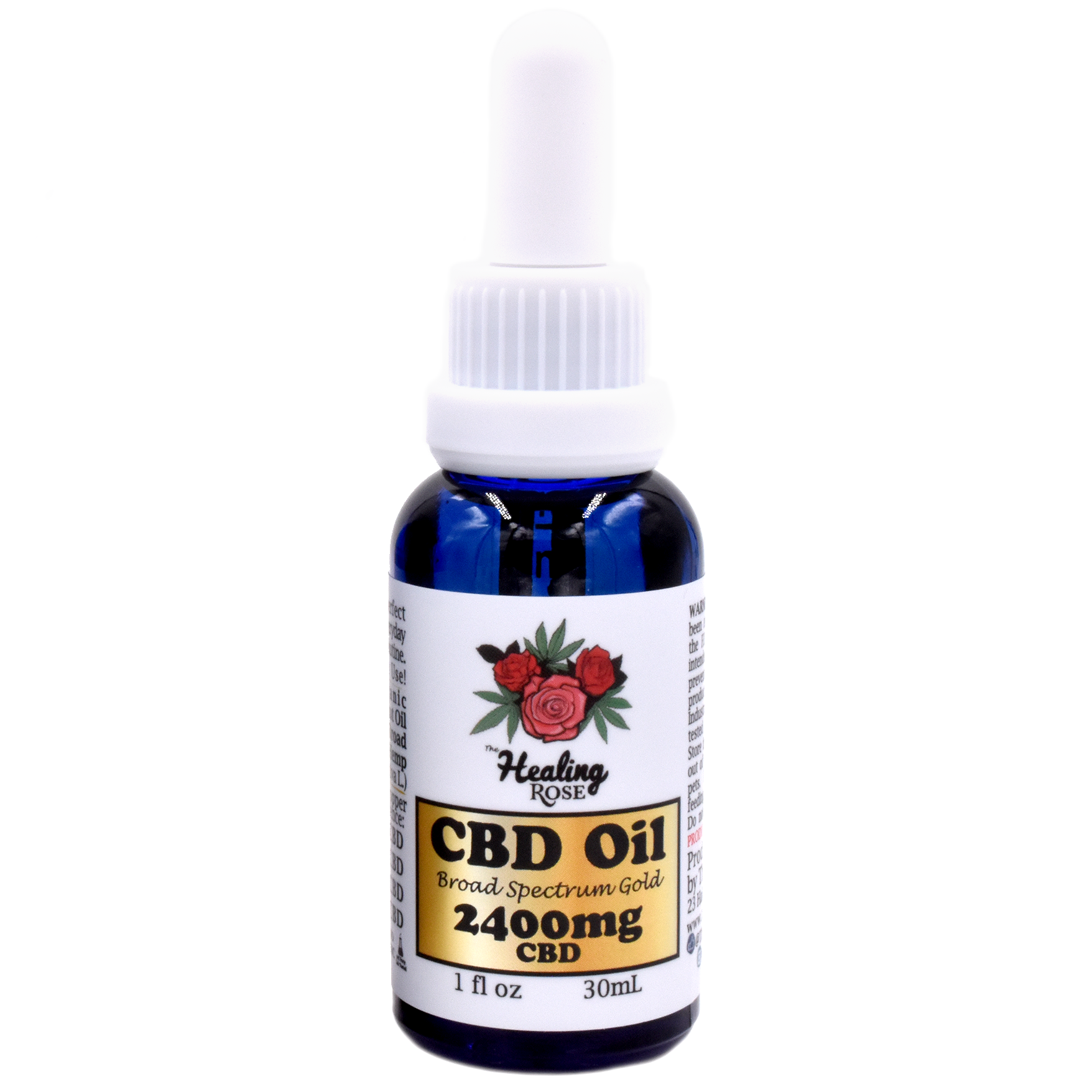 Photograph of product: 2400mg | Gold Broad Spectrum CBD Oil