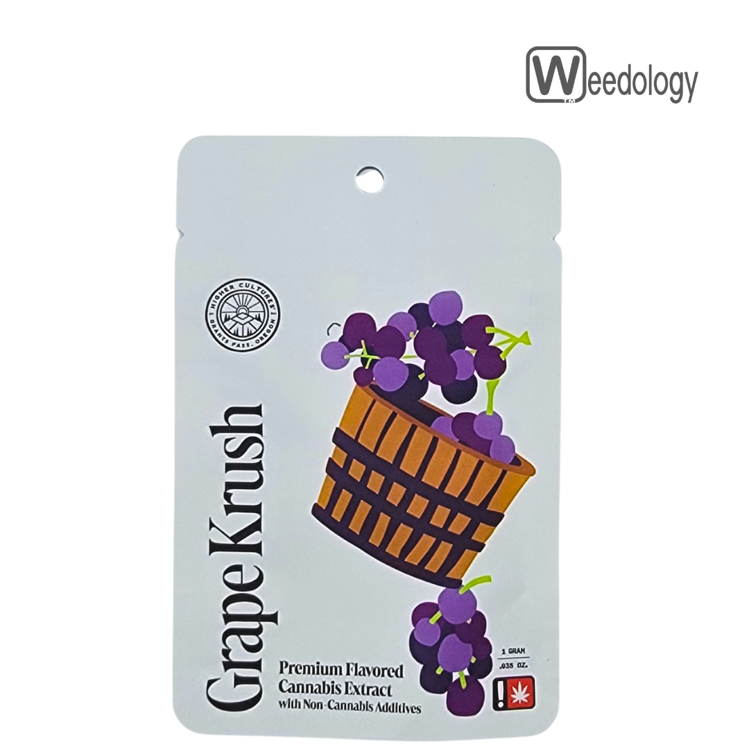 Photograph of product: Higher Cultures 1g GRAPE KRUSH FLAV-DST Vape