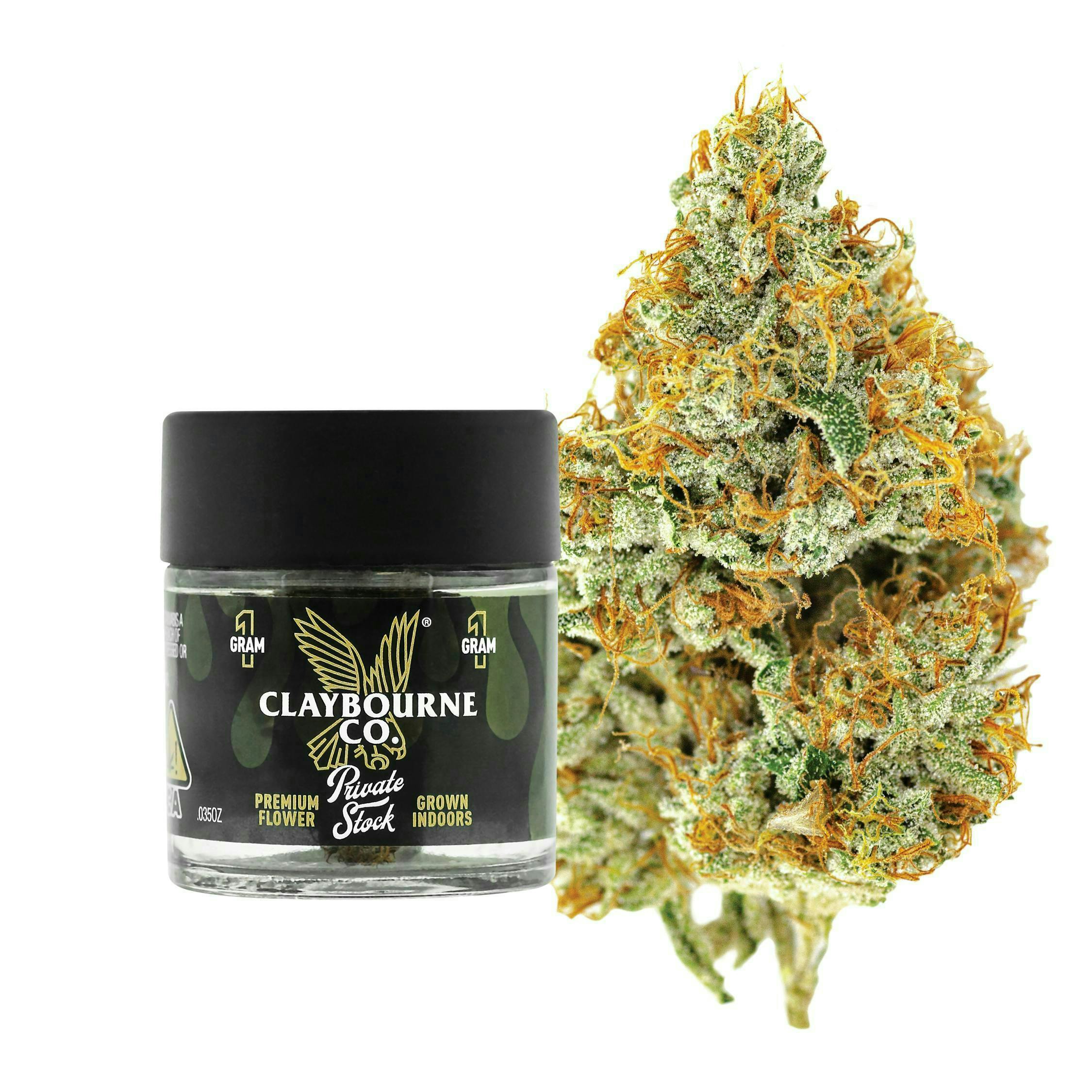 Photograph of product: Claybourne - King Louis OG (1/8) - 3.5 grams