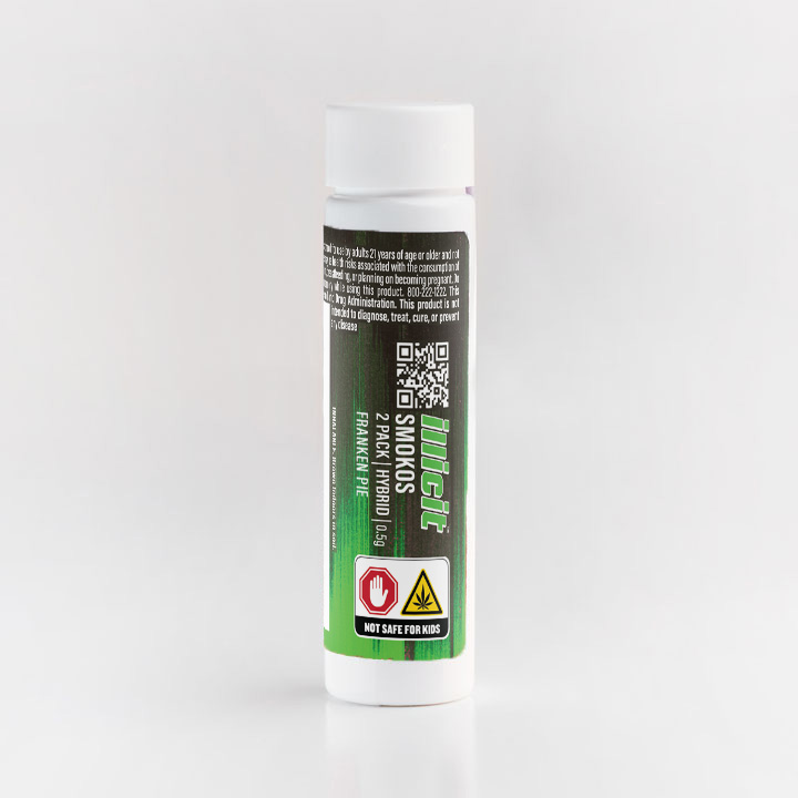 Photograph of product: Franken Pie .5g Smokos Preroll 2-Pack