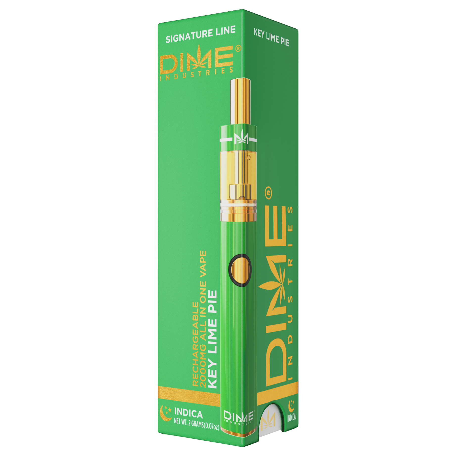 Photograph of product: Dime Signature All-In-One Disposables - Key Lime Pie