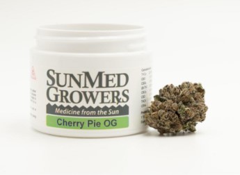Photograph of product: SunMed - Cherry Pie OG - 8th - 3.5g