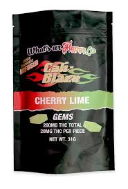 Photograph of product: CALI-BLAZE | Edible | Gummies | Liquid Diamond | Cherry Lime | 200mg