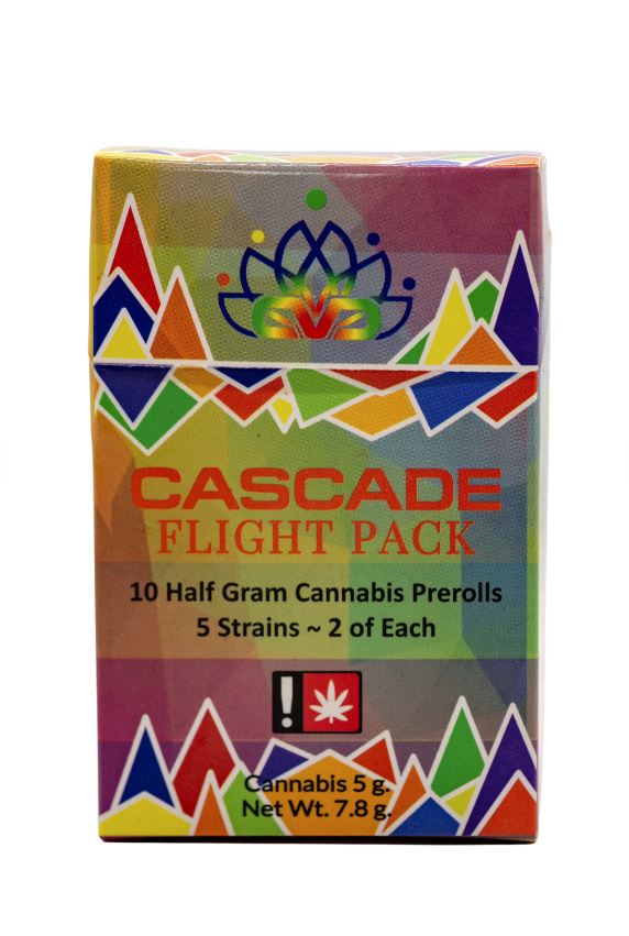 Photograph of product: Cascade Flight Pack - 5 Strain variety Pack