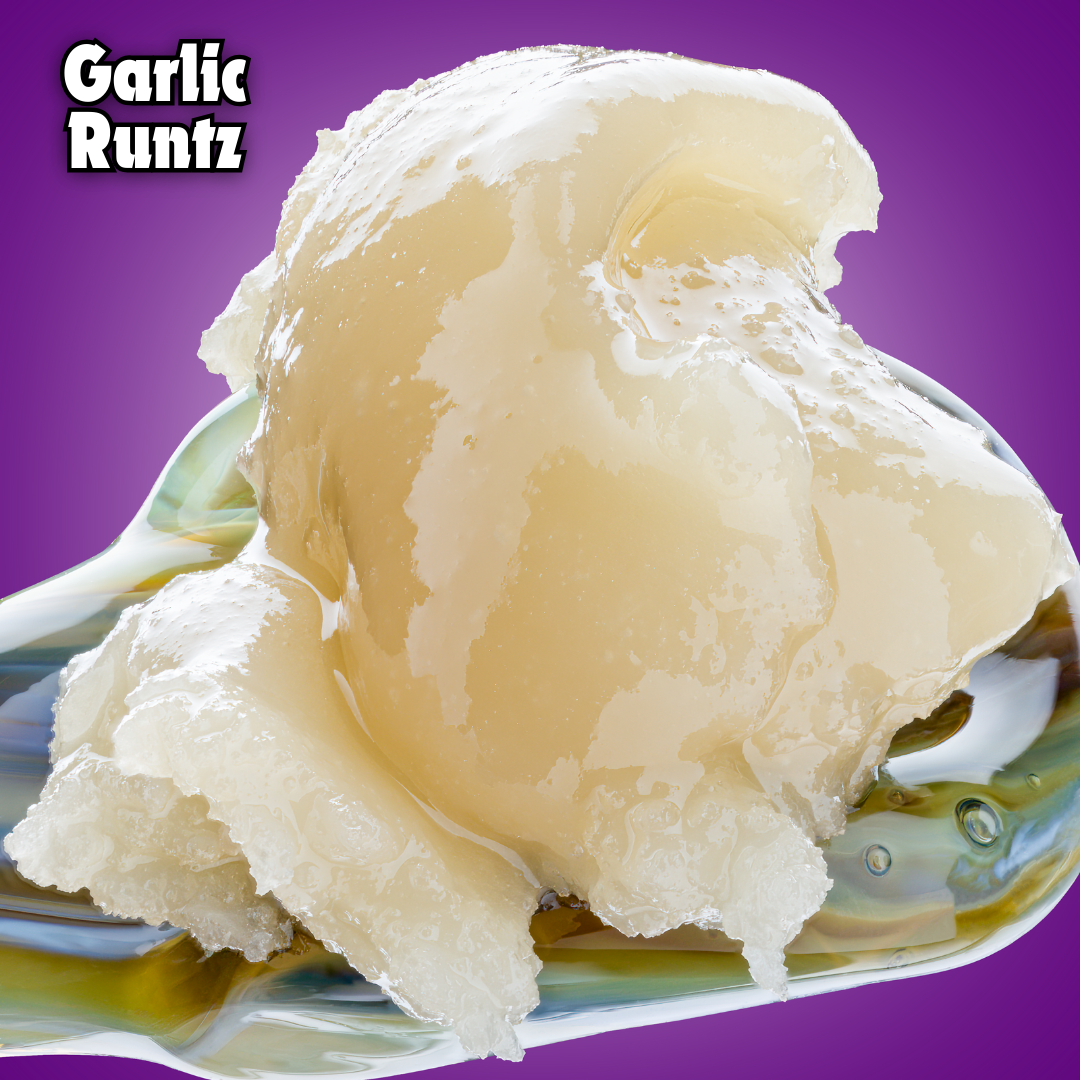 Photograph of product: Monopoly Melts - Garlic Runtz - Live Rosin Cold Cured