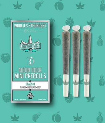 Photograph of product: Presidential Pee-Wee Moon Rock Mini Prerolls - Classic (1.5g)