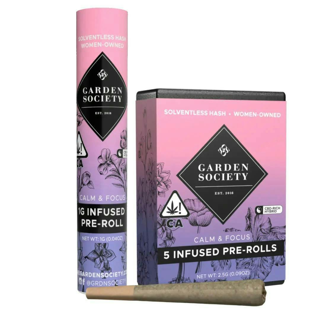 Photograph of product: Garden Society - Harmony Rose x Gush Mintz (5 pack) - joints