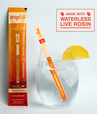 Photograph of product: MyHi - Simply Flavorless - 3 Pack 10MG Stir Stiks (30MG)