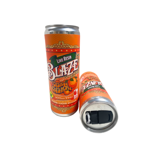 Photograph of product: Blaze Soda: Orange Cream Pie - Live Resin 100mg
