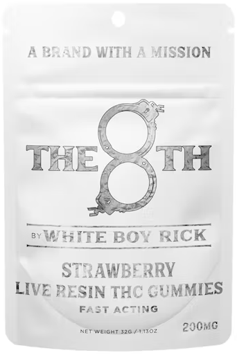 Photograph of Product: White Boy Rick - Gummies - 200mg Live Resin Nano - Strawberry