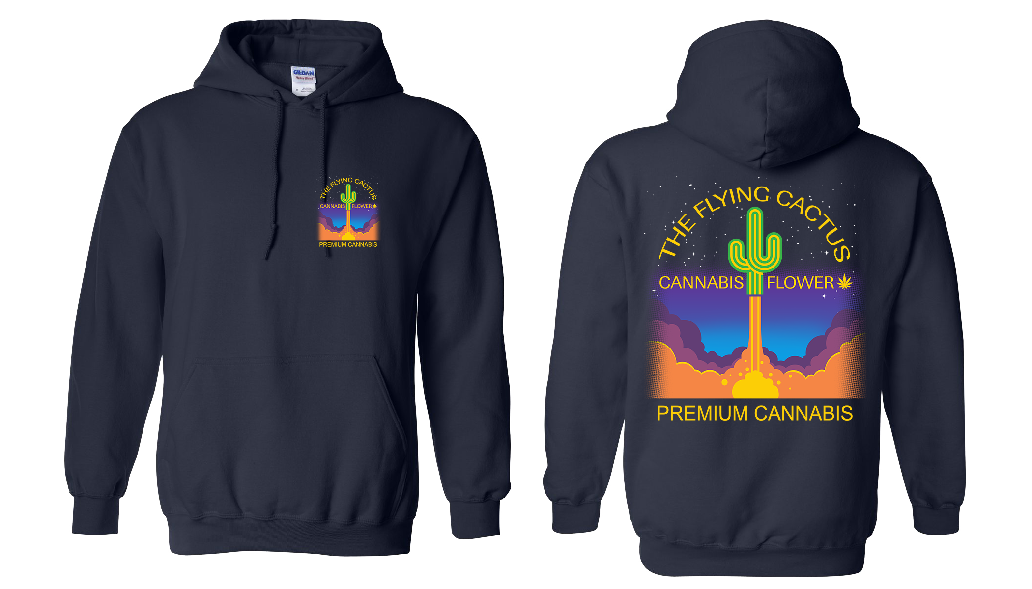 Photograph of product: Flying Cactus Logo 1 XL Hoodie