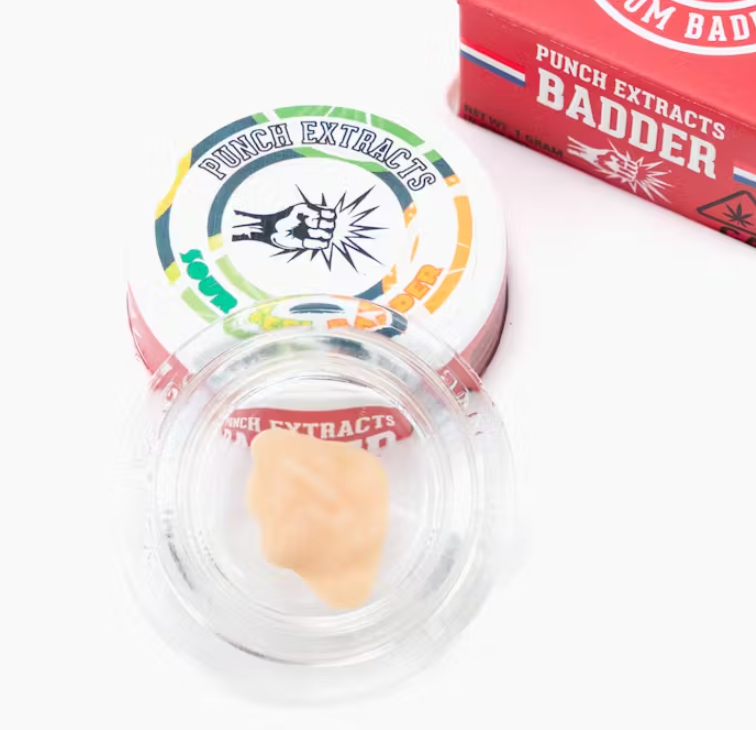 Photograph of product: Punch Extracts Sour Peel Badder 1g