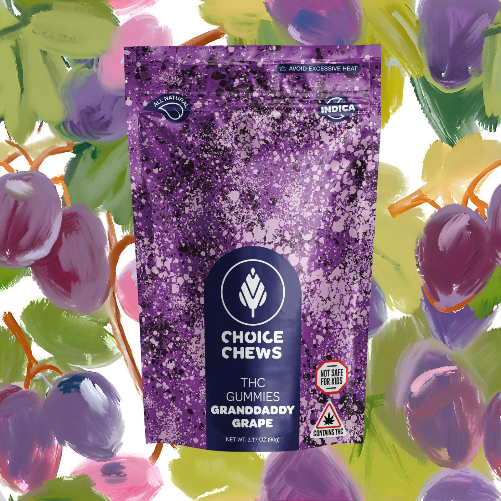 Photograph of product: Grandaddy Grape | Gummies | 100mg