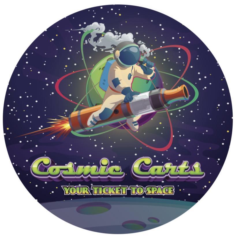 Photograph of Product: Cosmic Cart Galactic Gummy