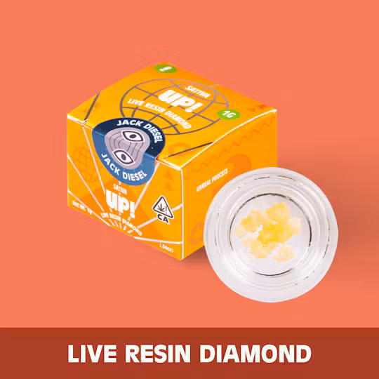 Photograph of product: (SALE) UP! - Sour Tangie (Oui'd) Diamonds (1g)