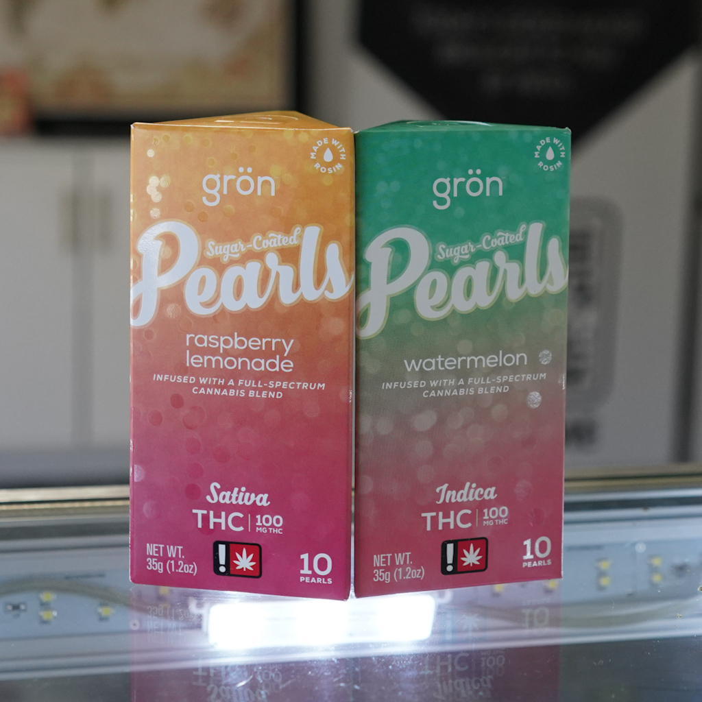 Photograph of product: Watermelon Oui'd Pearls 10mg 10pk - Gron