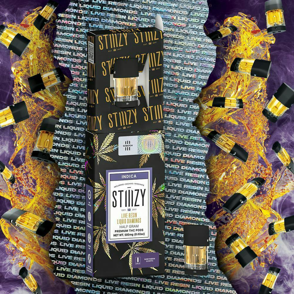 Photograph of product: STIIIZY .5 LQD Northern Lights $21