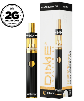 Photograph of product: Blackberry OG (I) Dime | All-in-One Vape (2g)
