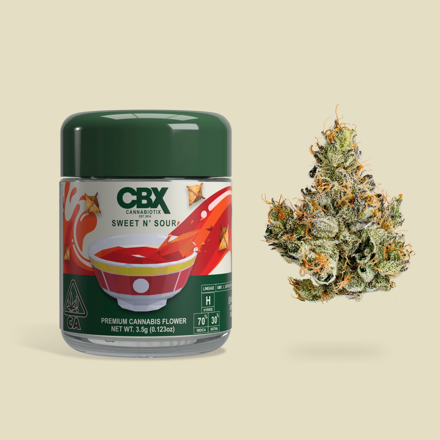 Photograph of product: Cannabiotix - 3.5g - Sweet 'N Sour