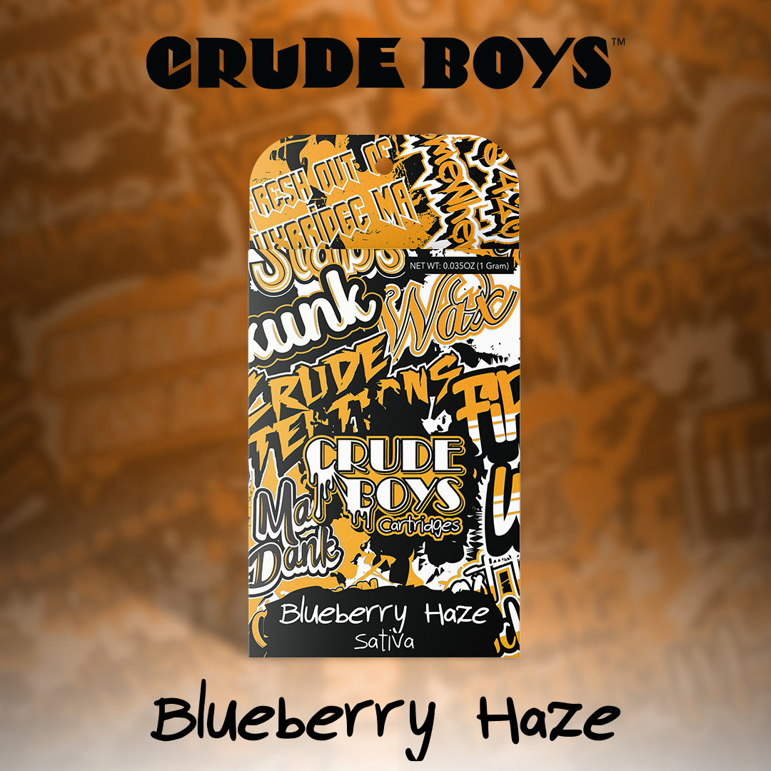 Photograph of product: Crude Boys | Blueberry Haze Vape | 1.0g