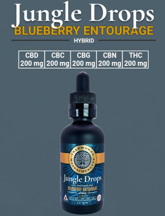 Photograph of product: Jungle Drops | 200mg | 1:1:1:1:1