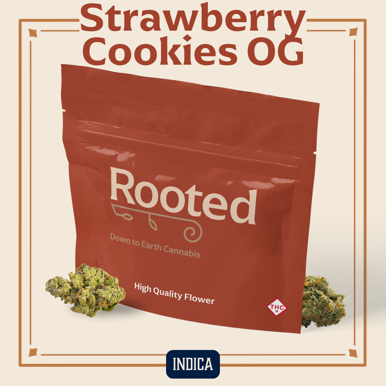 Photograph of product: Strawberry Cookies OG Flower | 14g