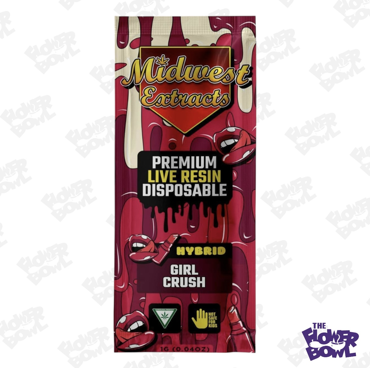 Photograph of product: AU Midwest Extracts: Girl Crush 1G Live Resin Disposable