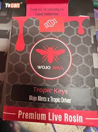 Photograph of product: Concentrate | Rosin | Tropic Keys | 1g | Wojo Co