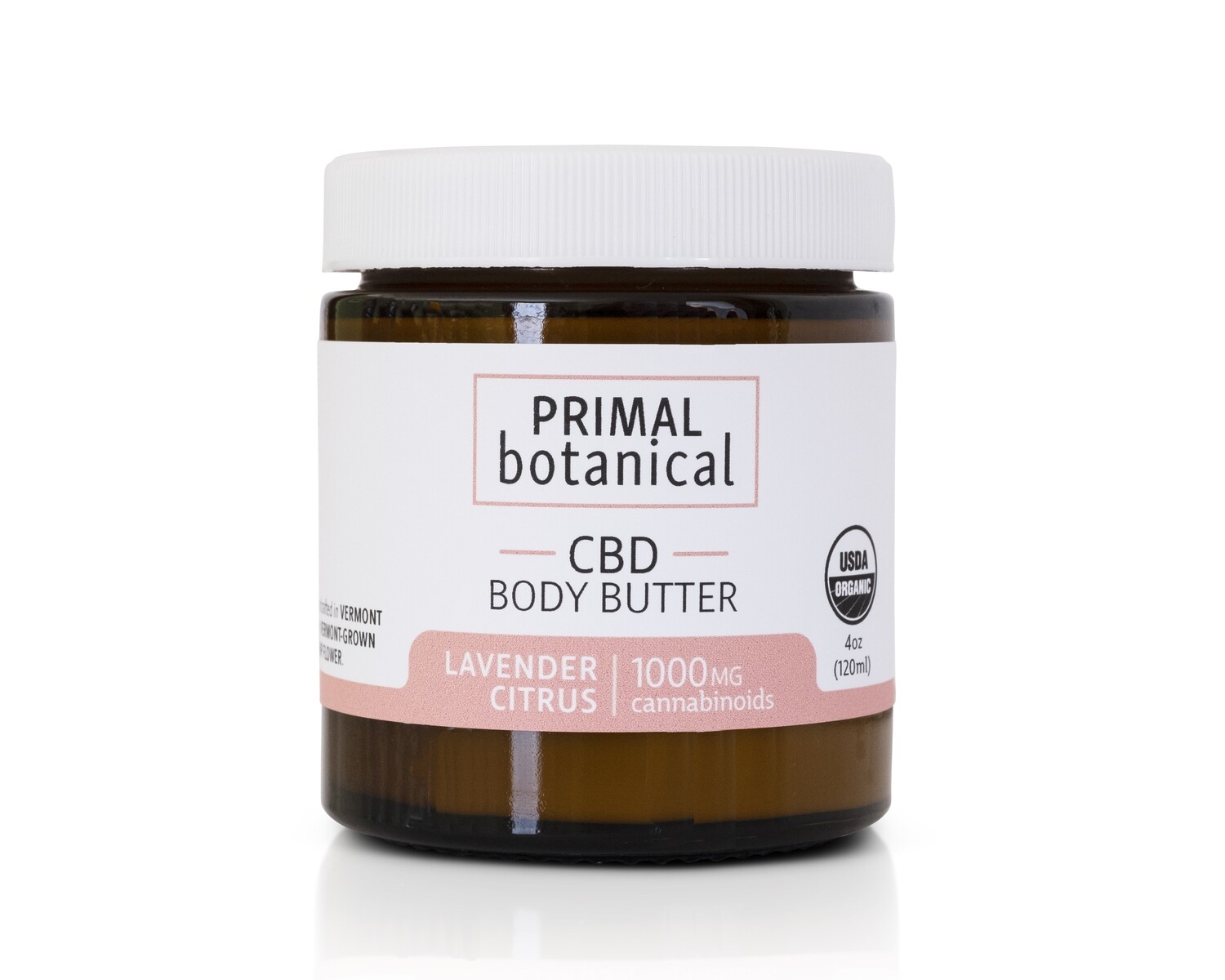 Photograph of Product: Primal Botanical | Lavender-Citrus CBD Body Butter