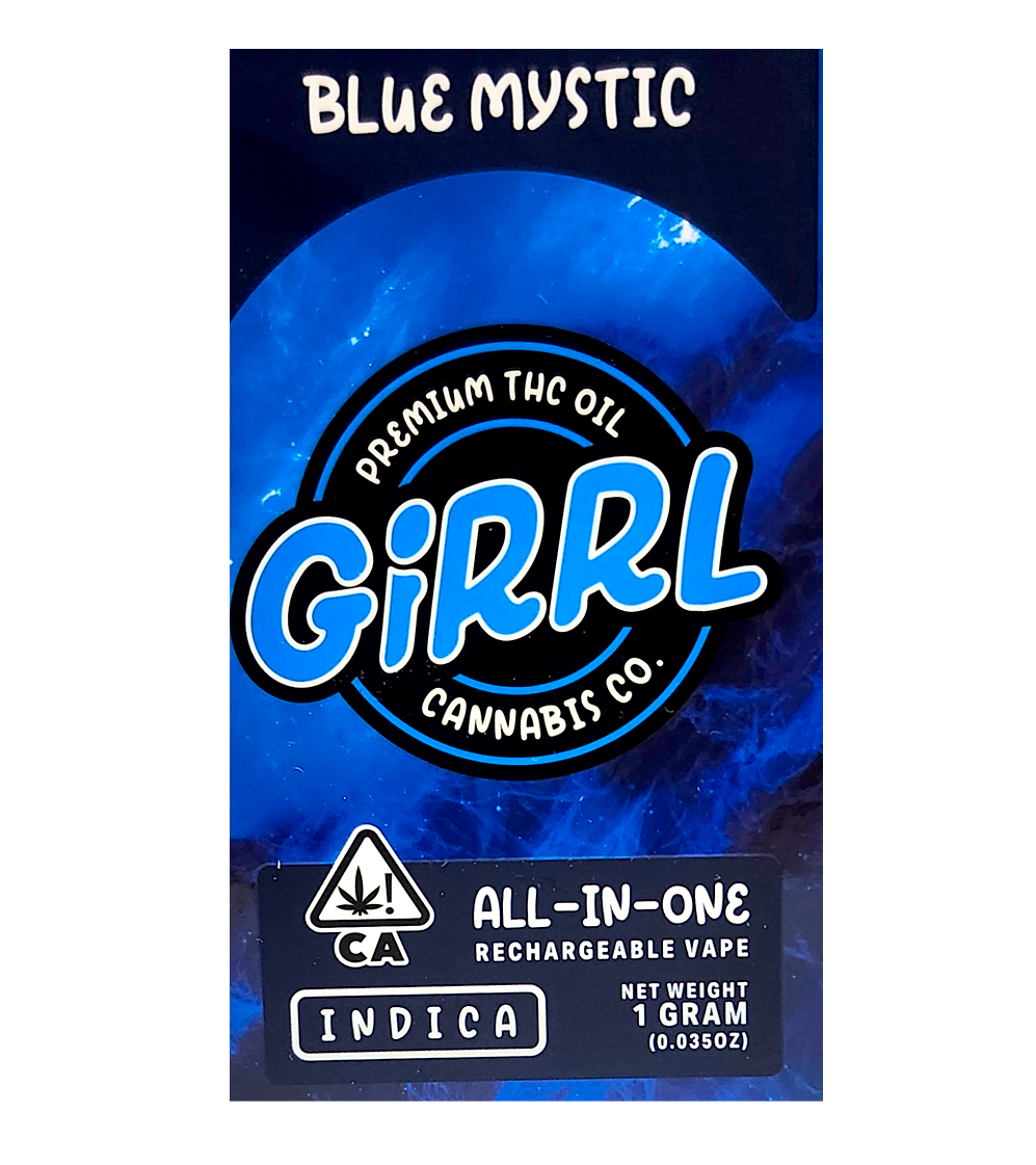 Photograph of product: 1g Blue Mystic (Oui'd) All-in-One TH-oui:81% $30 or 2/$50