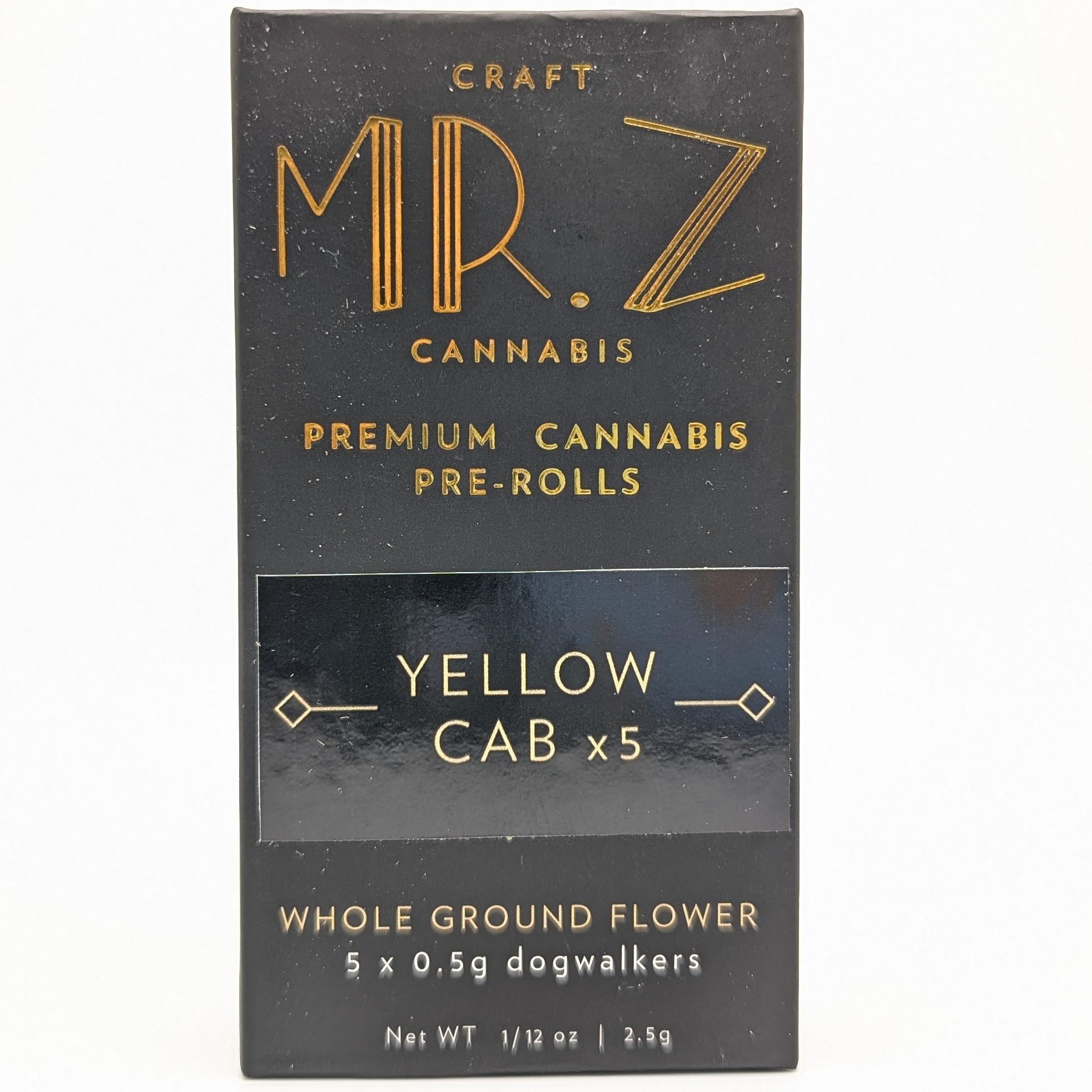 Photograph of product: Yellow Cab 5pk Pre Rolls 2.5g