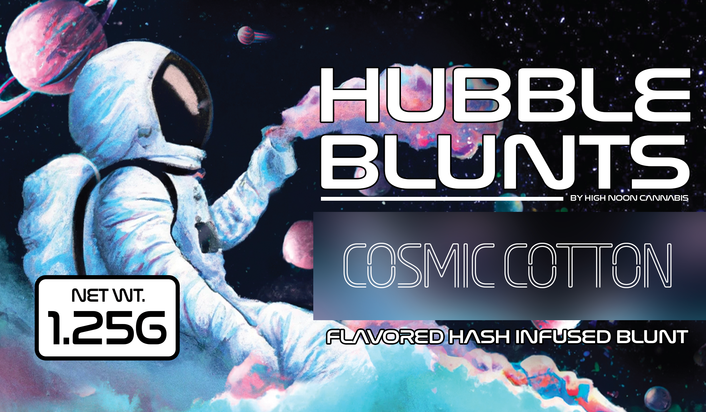 Photograph of product: Hubble Blunt Cosmic Cotton 1.25g