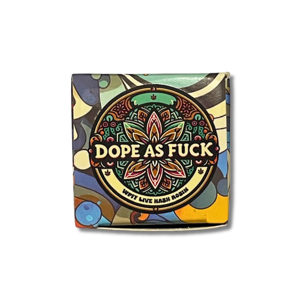 Photograph of product: THUNDER MINTZ ROSIN 1G - DOPE AS F*CK
