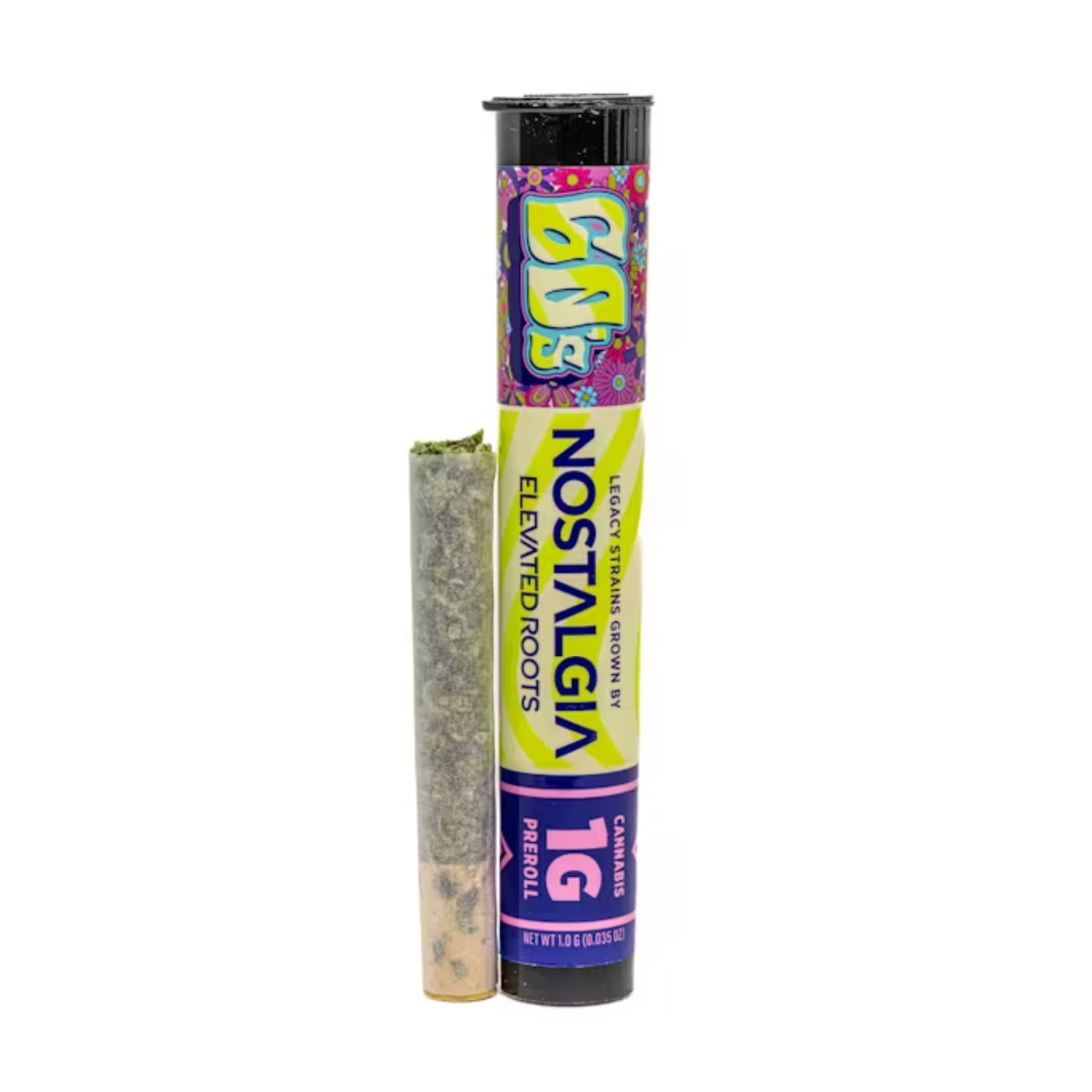 Photograph of product: 1g Pre-Roll | Lamb's Bread | Elevated Roots - Nostalgia
