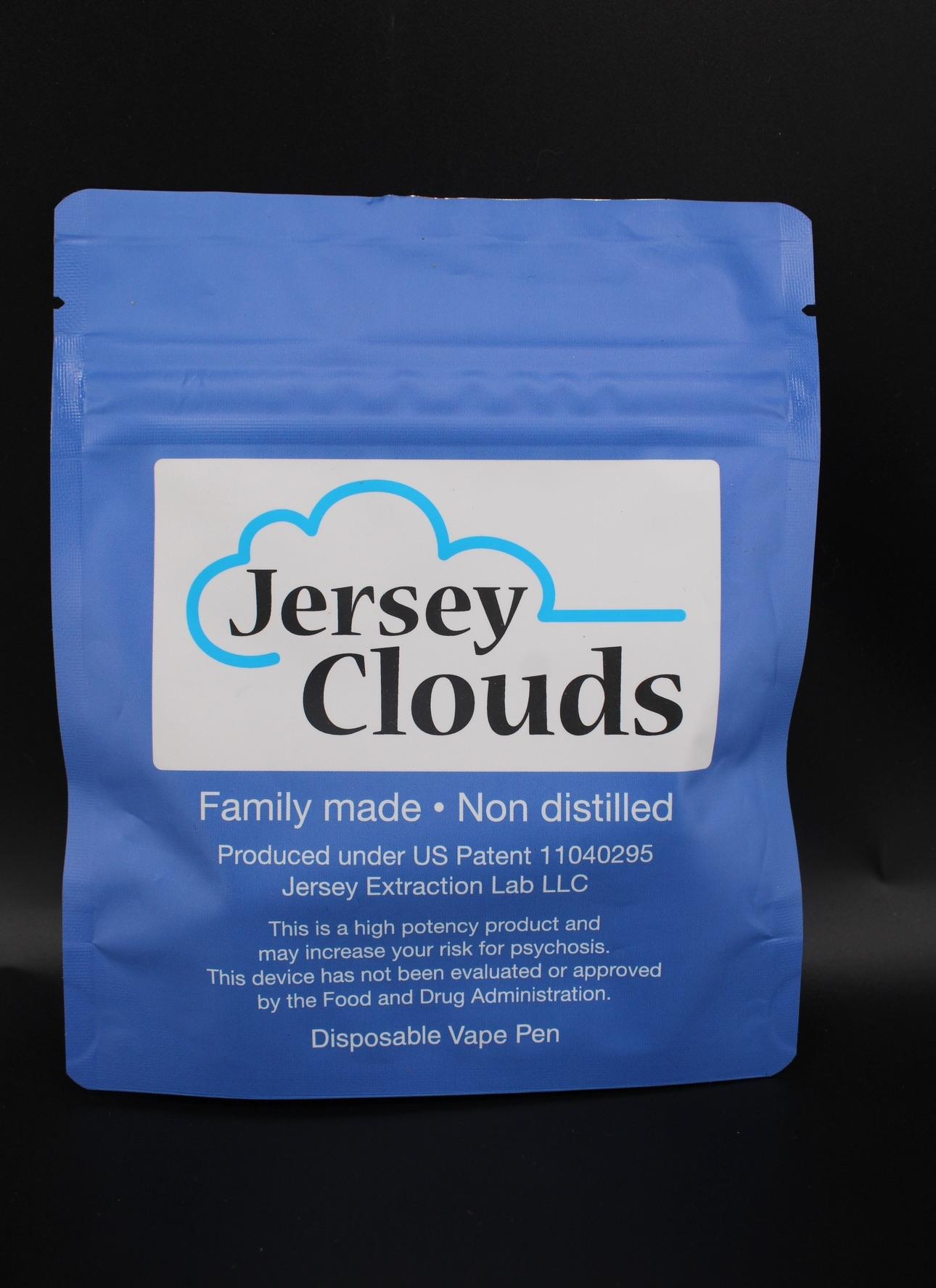 Photograph of product: Jersey Clouds | Triple OG | Vape Cart