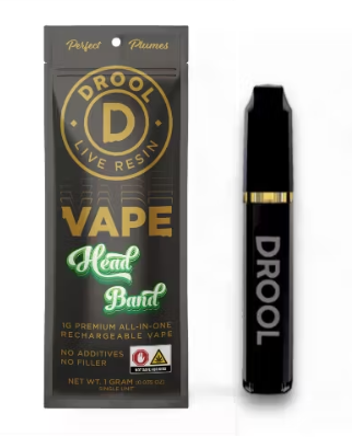 Photograph of product: Drool Vape Disposable 1g Live Resin- Head Band