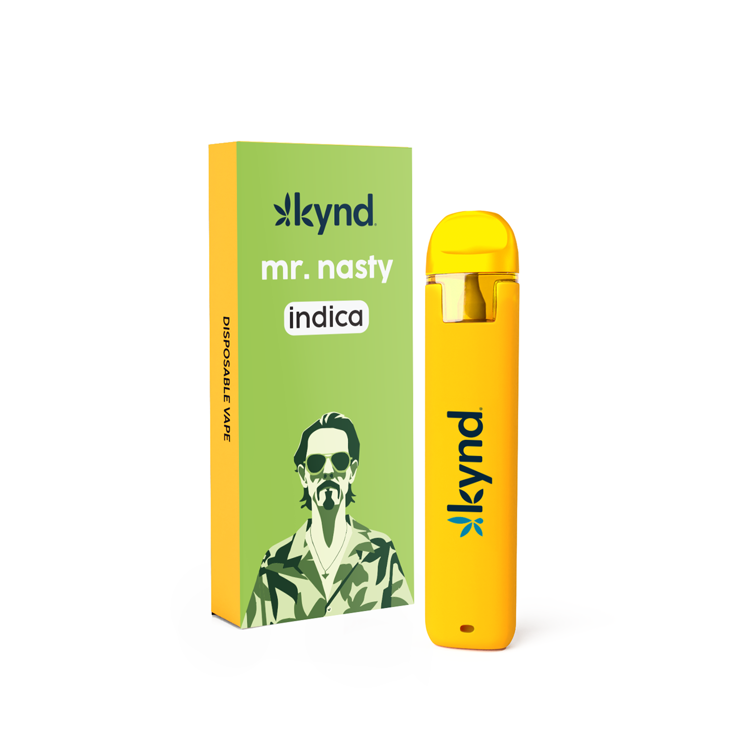 Photograph of product: Kynd Mr. Nasty (I) CDT Disposable Vape 0.5g