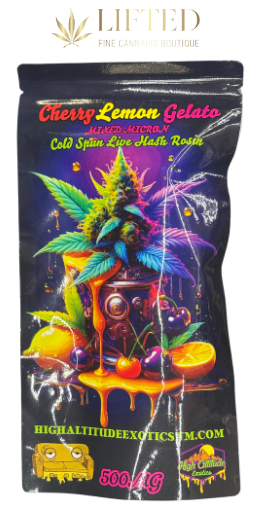 Photograph of product: CHERRY LEMON GELATO LIVE ROSIN DISPO