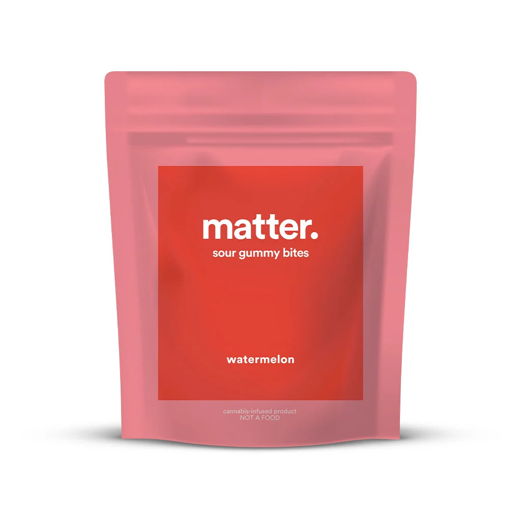 Photograph of product: Matter | Watermelon | Sour Gummies | 100mg